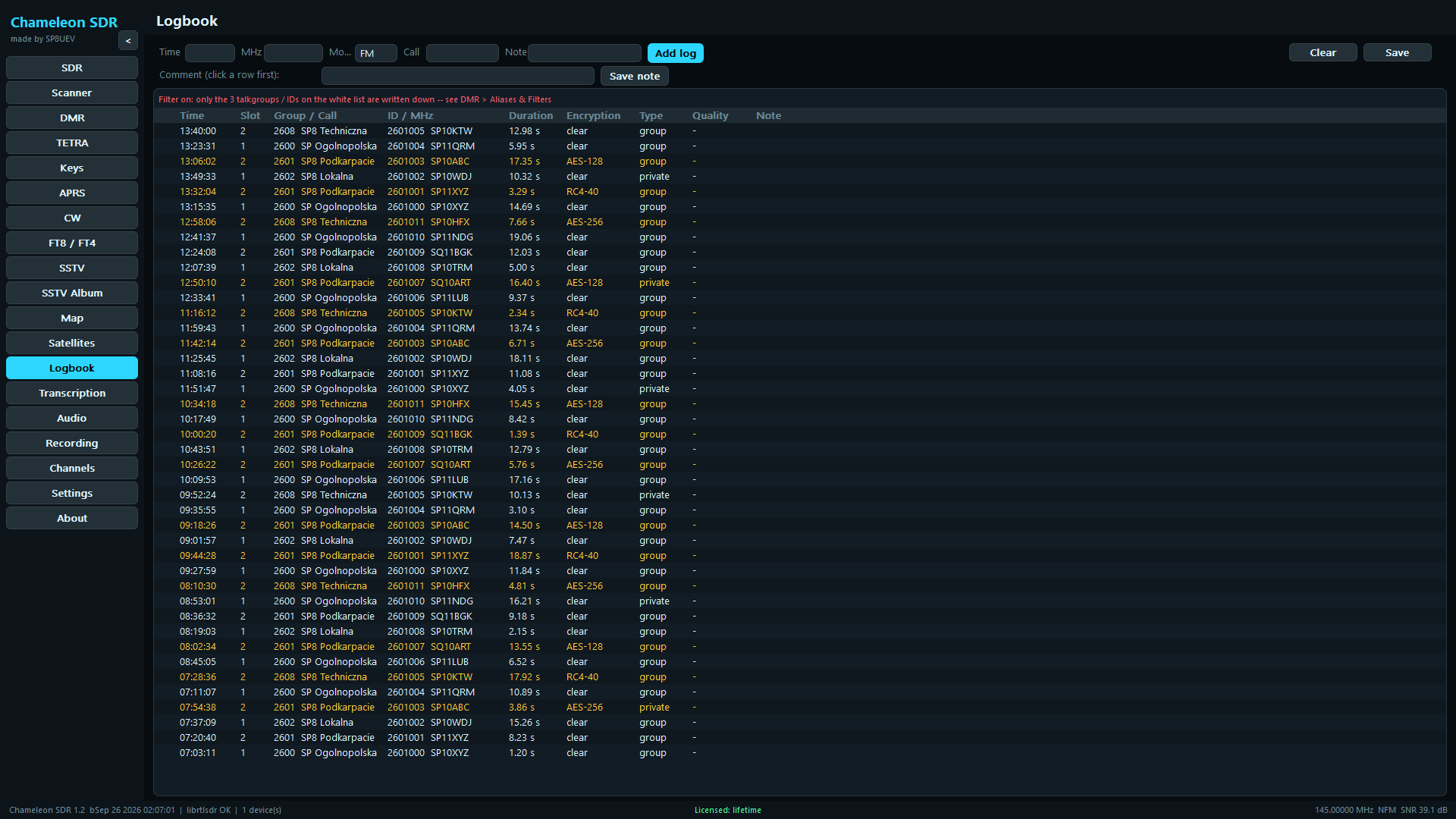 Logbook